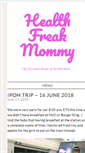 Mobile Screenshot of healthfreakmommy.com