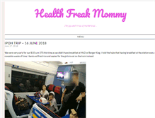 Tablet Screenshot of healthfreakmommy.com